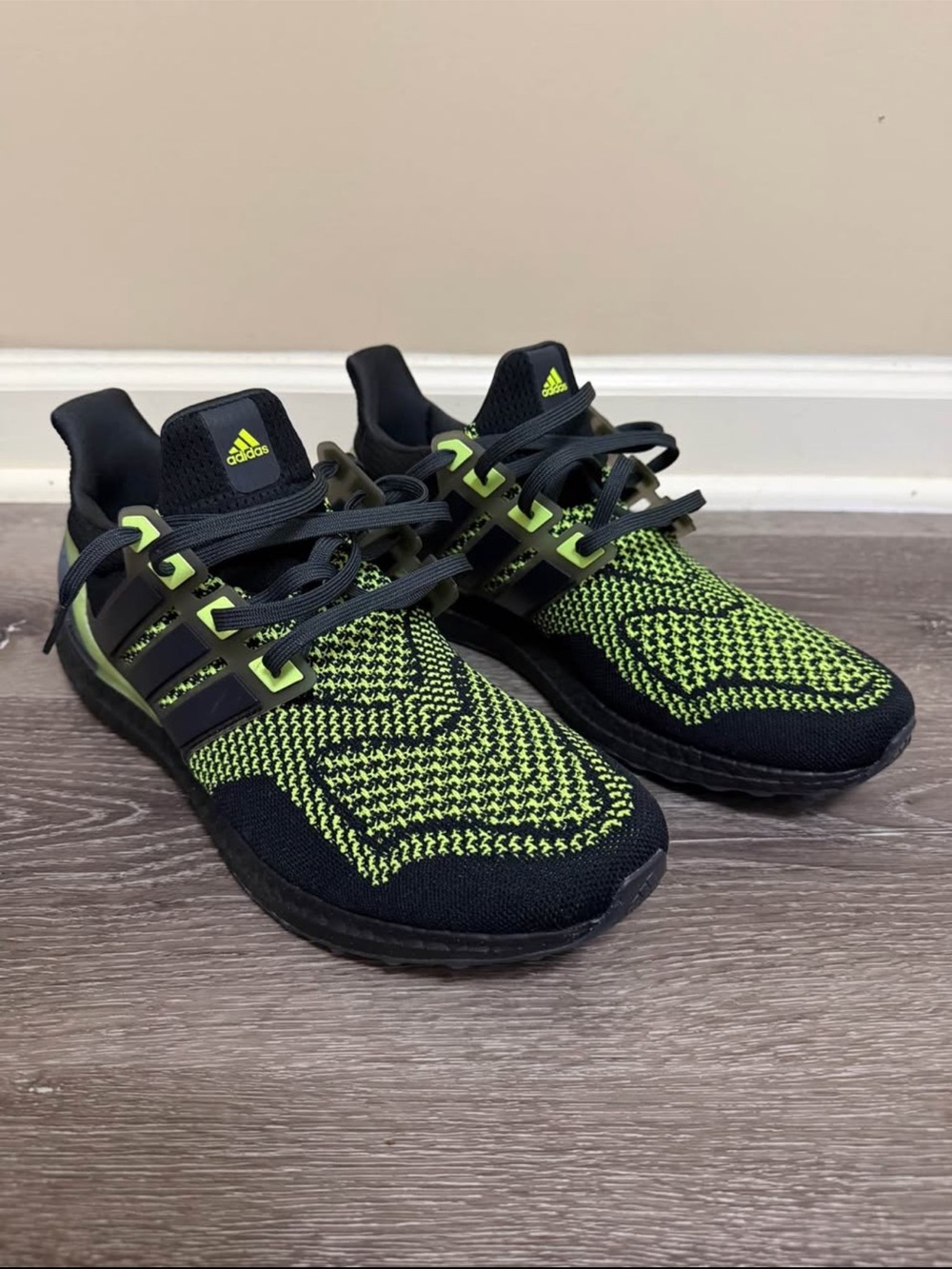 adidas UltraBoost 1.0 Black Lucid Lemon - Size Men 11.5